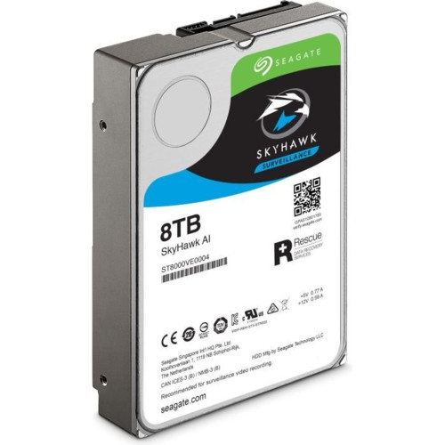 Жесткий диск Seagate ST8000VE001 SkyHawk AI,SATA,8Tb,7200 rpm,256Mb buffer ST8000VE001 ST8000VE001