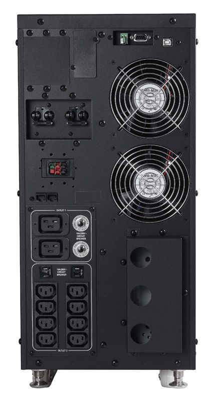 Источник бесперебойного питания Powercom Vanguard, On-Line, 6000VA/5600W, Tower, 8*C13+2*C19, LCD, Serial+USB, SmartSlot, подкл. доп. батарей VGS-6000 VGS-6000