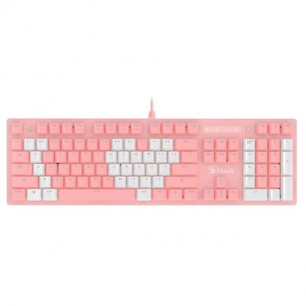 Клавиатура A4Tech   Bloody B800 Dual Color механическая розовый/белый USB for gamer LED B800 PINK B800 PINK