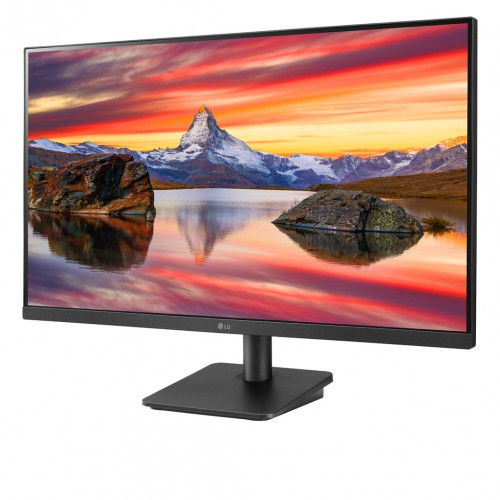 Монитор LG 27'' 16:9 1920х1080(FHD) IPS, nonGLARE, 75 Гц, 250cd/m2, H178°/V178°, 1000:1, 10М:1, 16,7 миллионов цветов, 5ms, VGA, DVI, HDMI, Tilt, Audio out, 2Y, Black 27MP400-B 27MP400-B