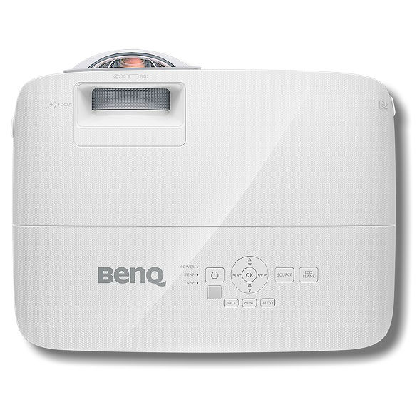 Проектор BenQ MW826ST DLP, WXGA (1280x800), 3400 AL, ST 0.49 T/R, HDMIx2/MHL1, VGAx2, USB Power, Sound 10W, LanControl, interactive ready, wireless ready,  antidust components, White 9H.JGE77.13E 9H.JGE77.13E