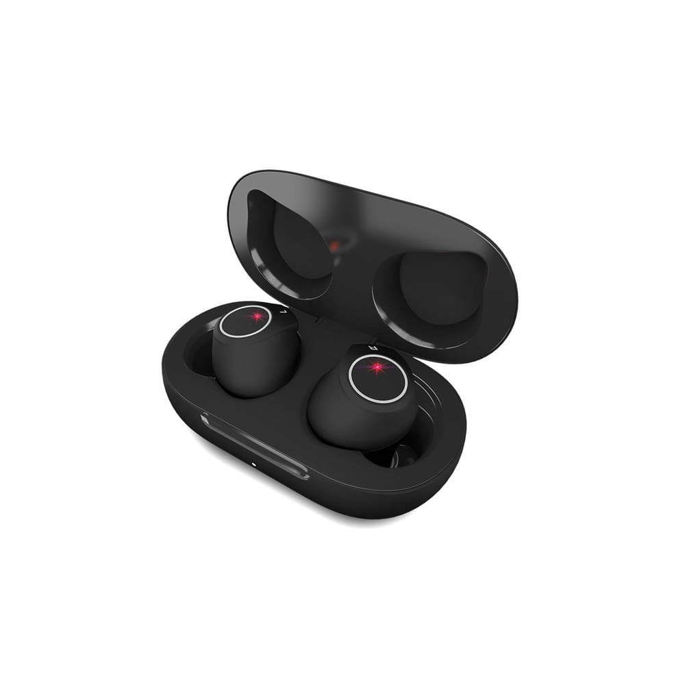 Наушники HIPER беспроводные TWS LABR Bluetooth 5.0 Li-Pol 2x50mAh+400mAh, черный HTW-S9 HTW-S9
