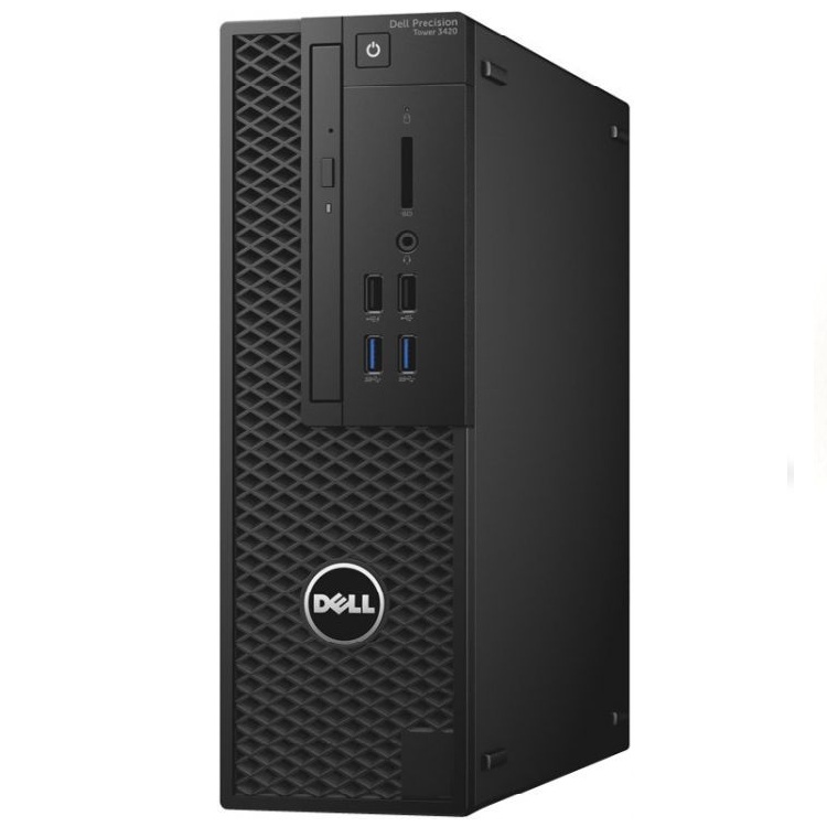 Персональный компьютер Dell Precision 3420 SFF Xeon E3-1245v6 (3.7)/16Gb/1Tb 7.2k/SSD256Gb/HDGP630/DVDRW/Windows 10 Professional 64/GbitEth/черный (3420-4520) 3420-4520