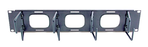 Кабельный органайзер APC 2U Horizontal Cable Organizer w/ Pass-Thru Black AR8428 AR8428