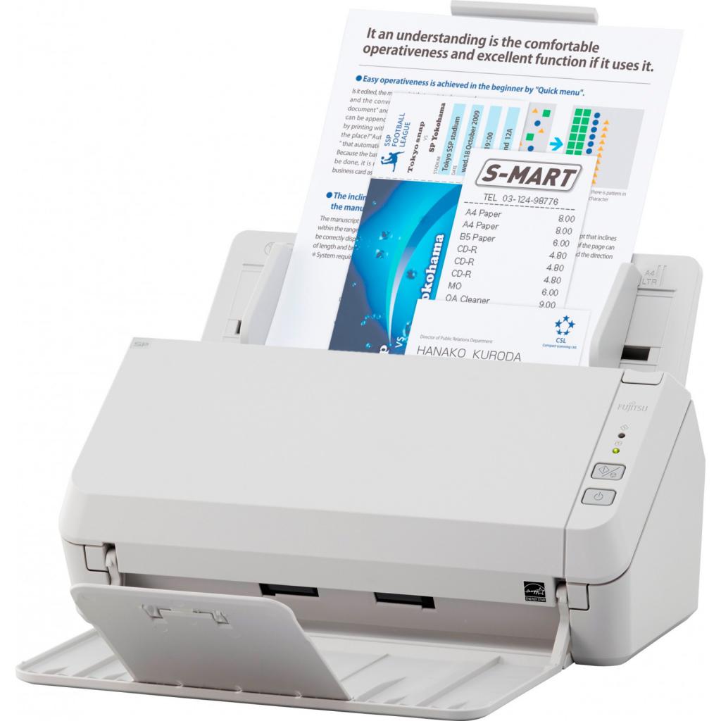 Сканер Fujitsu SP-1125 двухсторонний, 25 стр./мин, ADF 50, A4, нагрузка 1500 стр./день PA03708-B011 PA03708-B011