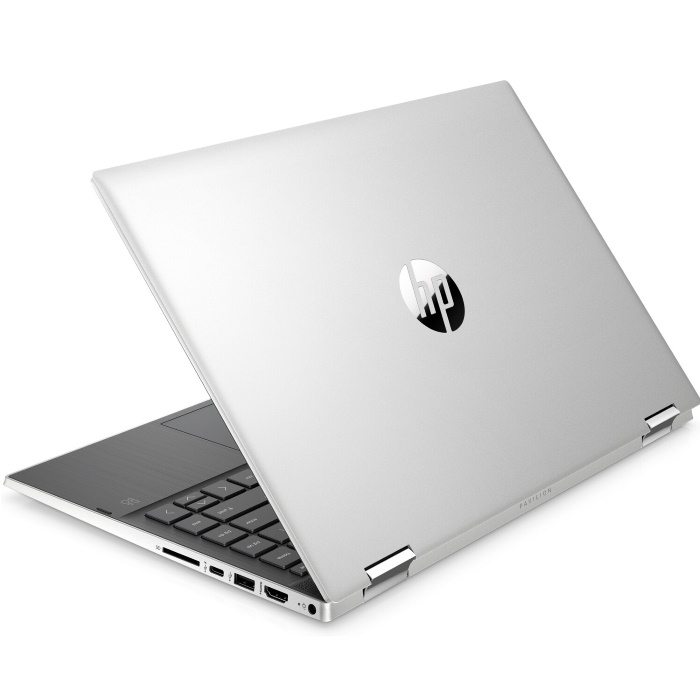 Ноутбук HP Pavilion x360 14-dw1005ur Core i3 1115G4/8Gb/SSD256Gb/Intel UHD Graphics/14"/IPS/Touch/FHD (1980x1080)/Windows 10/silver/WiFi/BT/Cam 2X2R0EA 2X2R0EA
