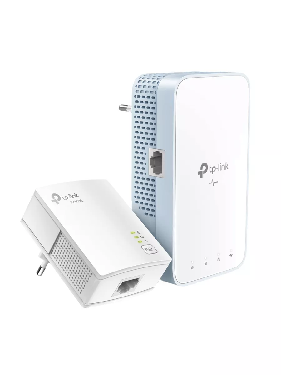 Комплект TP-Link AV1000 гигабитных Wi-Fi Powerline адаптеров  TL-WPA7517 KIT TL-WPA7517 KIT