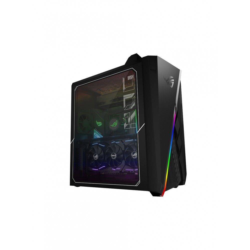 Персональный компьютер ASUS G35DX-RU023T DM Ryzen 9 5900X (3.7)/32Gb/SSD1Tb+1Tb/RTX3080 10Gb/Windows 10 Home/WiFi/BT/клавиатура/мышь/черный 90PD02W1-M12560 90PD02W1-M12560