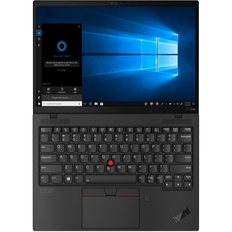 Ноутбук Lenovo ThinkPad X1 Nano Gen 1 13" 2K (2160x1350) IPS AG 450N, i5-1130G7 1.8G, 16GB LP4X 4266, 512GB SSD M.2, Intel Iris Xe, WiFi 6, BT, NoWWAN, FPR, IR Cam, 6cell 48Wh, 65W USB-C, Win 10 Pro, 3Y CI, 0.9kg 20UN005LRT 20UN005LRT