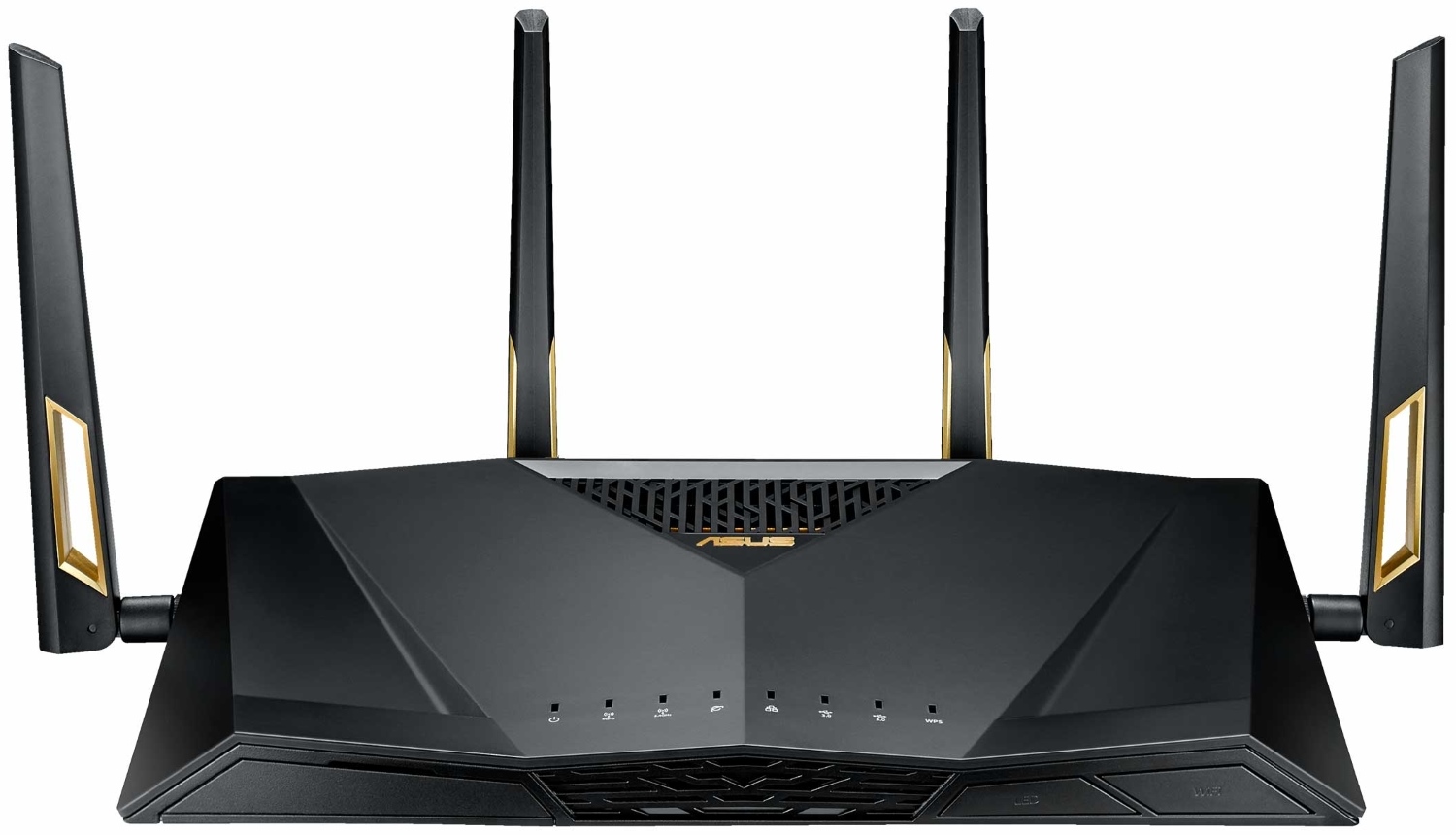 Роутер Asus RT-AX88U // роутер 802.11b/g/n/ac, ax, до 1148 + 4804Мбит/c, 2,4 + 5 гГц, 4 антенны, USB, GBT LAN ; 90IG04F0-MN3G00 RT-AX88U RT-AX88U