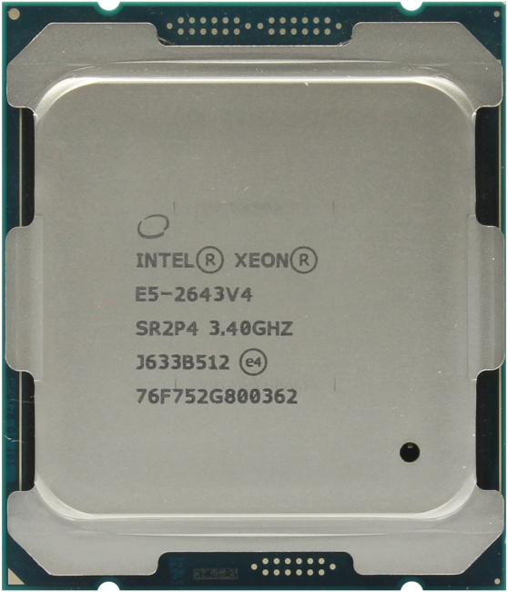 Процессор Lenovo Intel Xeon Processor E5-2643 v4 6C 3.4GHz 20MB 2400MHz 135W 00YJ691 00YJ691