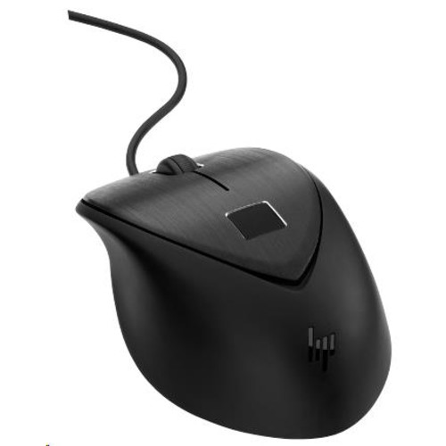 Мышь HP Wired USB Fingerprint (black) 4TS44AA 4TS44AA