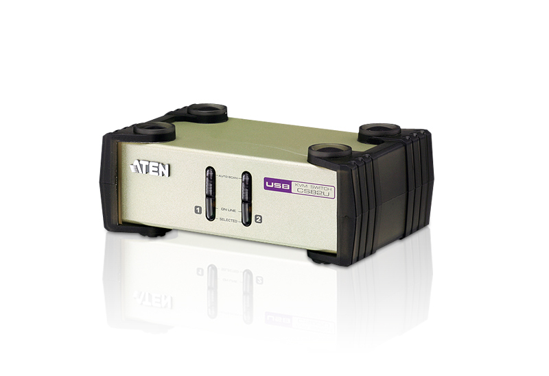 Переключатель ATEN 2 порта, кабели в комплекте 1.2 м CS82U CS82U