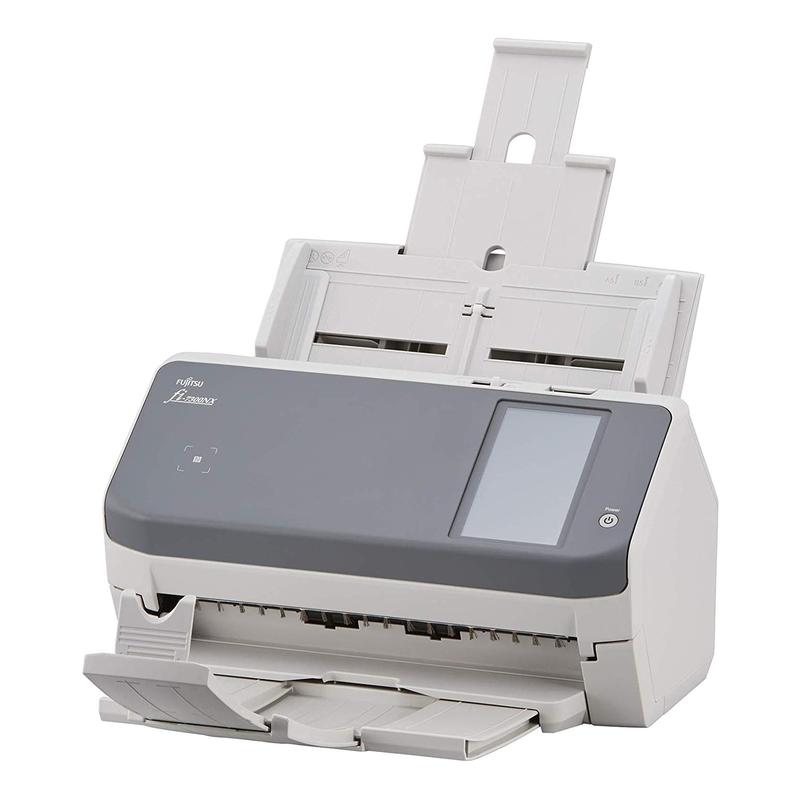 Сканер Fujitsu fi-7300NX, Document scanner, A4, duplex, 60 ppm, ADF 80, TouchScreen, Wi-Fi, USB 3.1, Gigabit Ethernet PA03768-B001 PA03768-B001