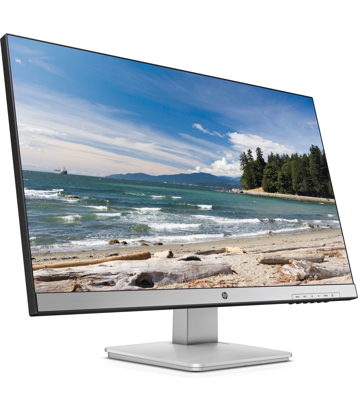 Монитор HP 27'' черный-серый {TN 2560x1440 76Hz 2ms 170/160 350cd 8bit 1000:1 DVI HDMI1.4 DisplayPort1.2 VESA} 3FV90AA 3FV90AA