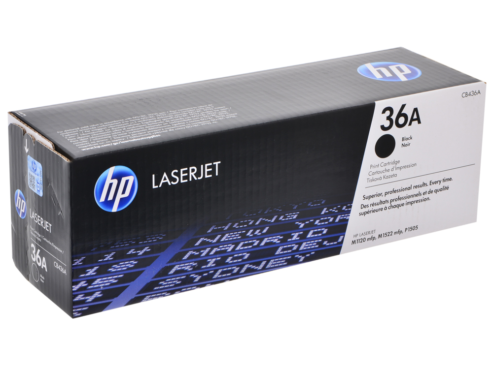 Картридж HP для принтера HP LJ P1505/M1120/M1522. Черный. 2000 страниц.(	CB436A) CB436A #1