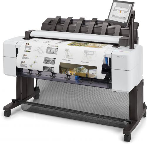 Плоттер HP DesignJet T2600dr PS MFP (p/s/c, 36",2400x1200dpi, 3A1ppm, 128GB, HDD500GB, 2rollfeed, autocutter, output tray,stand, Scanner 36",600dpi, 15,6" touch display, extUSB, GigEth, 2y warr,repl. L2Y26A) 3EK15A 3EK15A #4