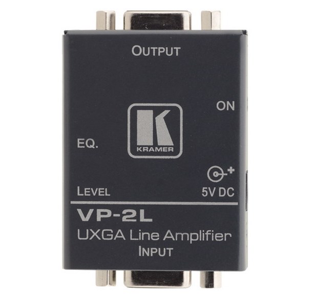 Усилитель-распределитель Kramer Electronics VP-2L Compact Size видео VGA; регулировка уровня и АЧХ 90-70511090 90-70511090