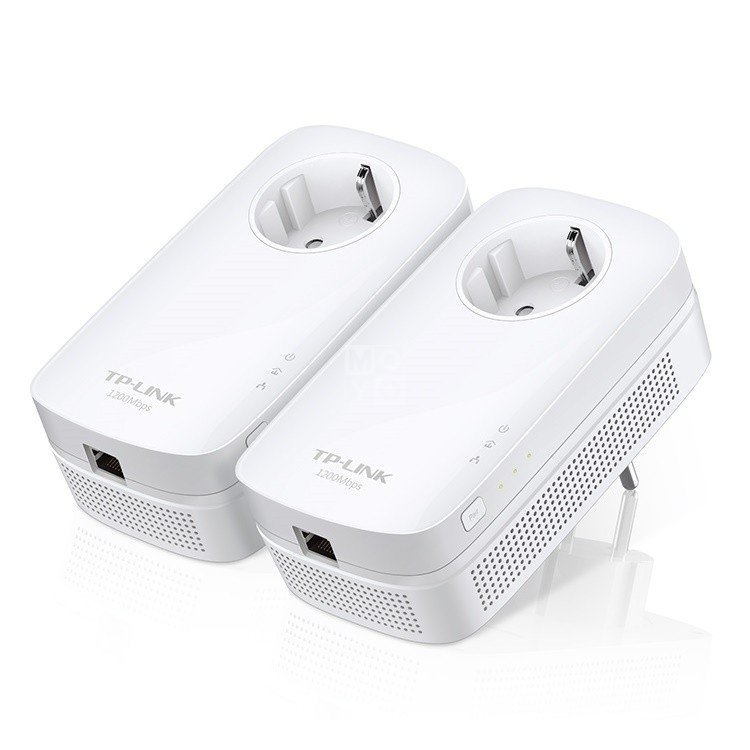 Адаптер TP-Link AV1200, 1200 Мбит/с Powerline, Line-Neutral/Line-Ground 2*2 MIMO,1Gb Ethernet, 2 устр-ва в комплекте TL-PA8010PKIT TL-PA8010PKIT