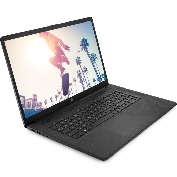Ноутбук HP 17-cn0097ur 17.3"(1600x900)/Intel Celeron N4020(1.1Ghz)/8192Mb/256PCISSDGb/noDVD/Int:Intel UHD Graphics/Cam/WiFi/45WHr/war 1y/Jet black/FreeDOS 4E1V2EA 4E1V2EA