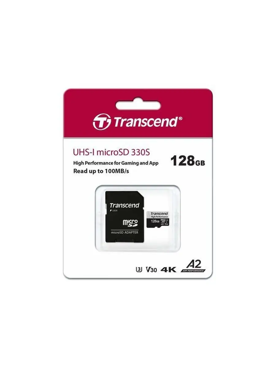 Карта памяти Transcend TS128GUSD330S 128GB,microSDXC,UHS-I,U3,A2,SD adapter TS128GUSD330S TS128GUSD330S #2