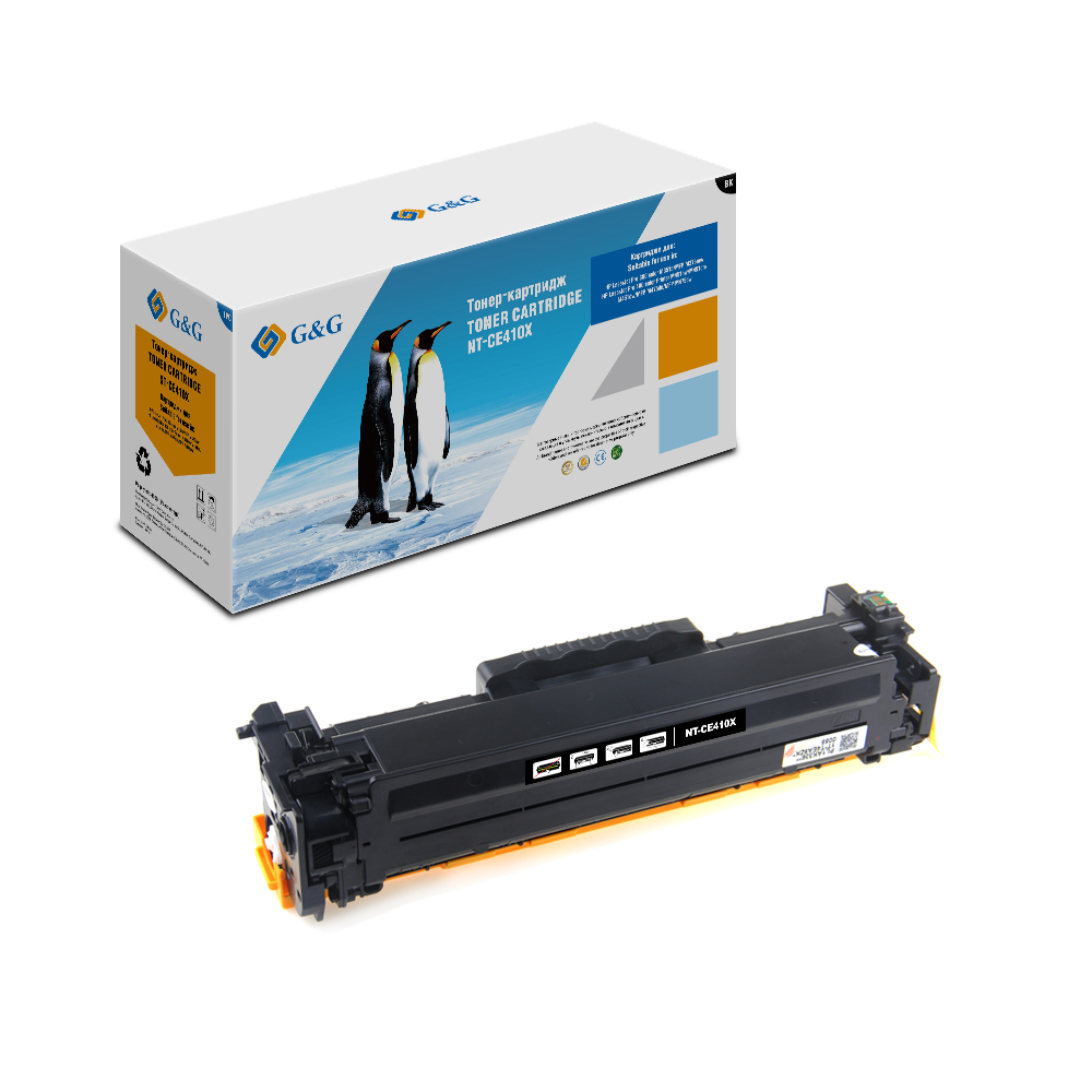 Тонер-картридж G&G черный для HP LaserJet Pro 300 color M351 Pro400 color M451 (4000стр) NT-CE410X NT-CE410X