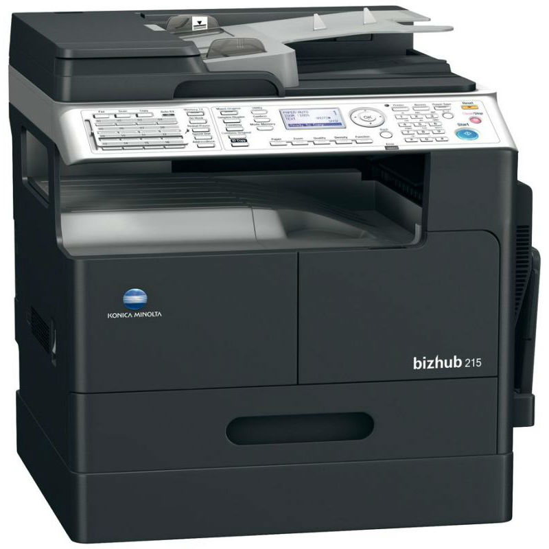 МФУ Konica-Minolta bizhub 215 монохромное, А3, 21стр/мин, до 15000стр./мес,128Мб,лоток 250л(A3PE021) A3PE021