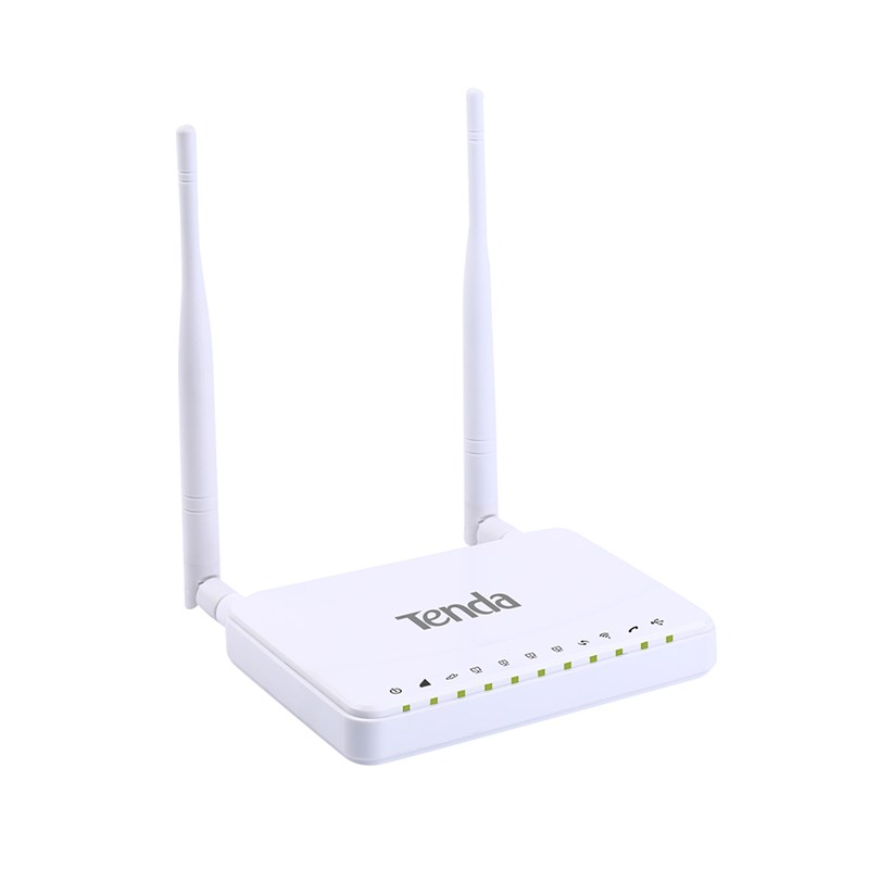 Роутер Tenda 4G LTE и 4G VoLTE, 300Мбит/с, 2*5dBi внешние антенны всенаправленные, слот для SIM-карт 4G680 4G680