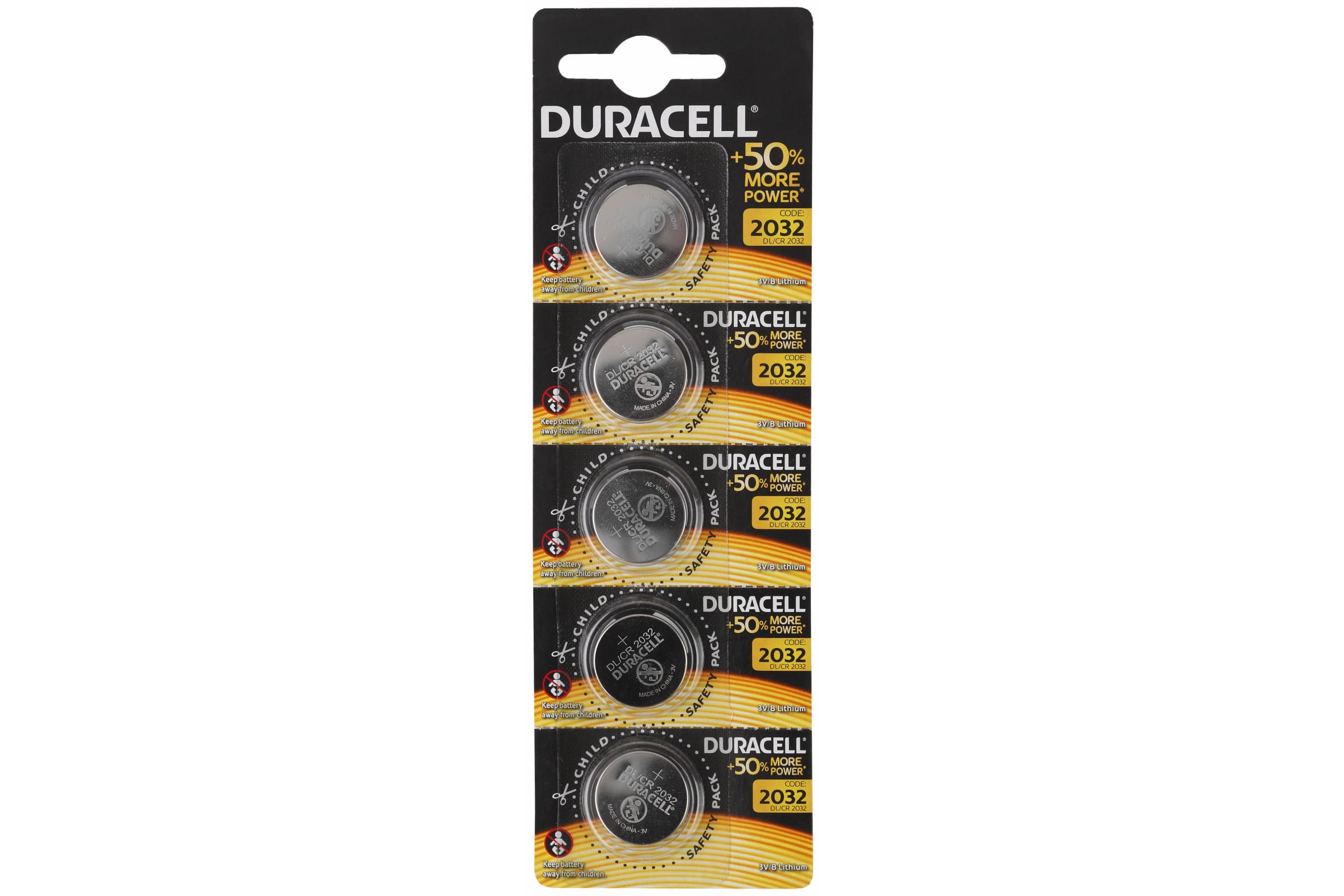 Батарейка Duracell CR2032 (5 шт. в уп-ке)  B0035495 B0035495