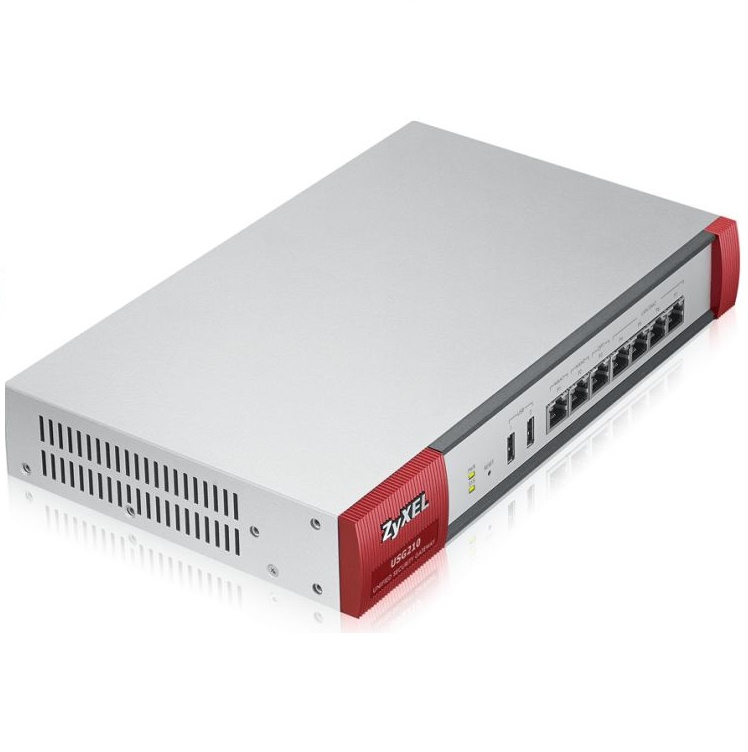 Межсетевой экран ZYXEL USG210(AS,AV,CF,IDP), Rack, 2xWAN GE, 4xLAN/DMZ GE, 1xOPT GE, 2xUSB3.0, AP Controller (2/34) USG210-EU0102F USG210-EU0102F