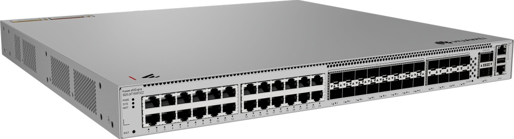 Коммутатор Huawei eKit S620-24T16X8Y2CZ (L3, 24*10/100/1000BASE-T ports, 16*10GE SFP+ ports, 8*25GE SFP28 ports, 2*100GE QSFP28 ports, expansion card slot, with 1*AC power module) 98012536 98012536
