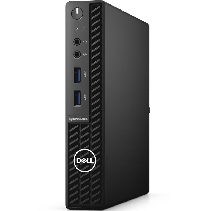 Персональный компьютер Dell Optiplex 3080 MFF/Core i5-10500T(2.3GHz,12MB,6C)/8GB/256GB SSD/UHD 630/keyb+mice/WiFi+BT/Win10 Pro/VGA/3Y Basic NBD 3080-9802 3080-9802