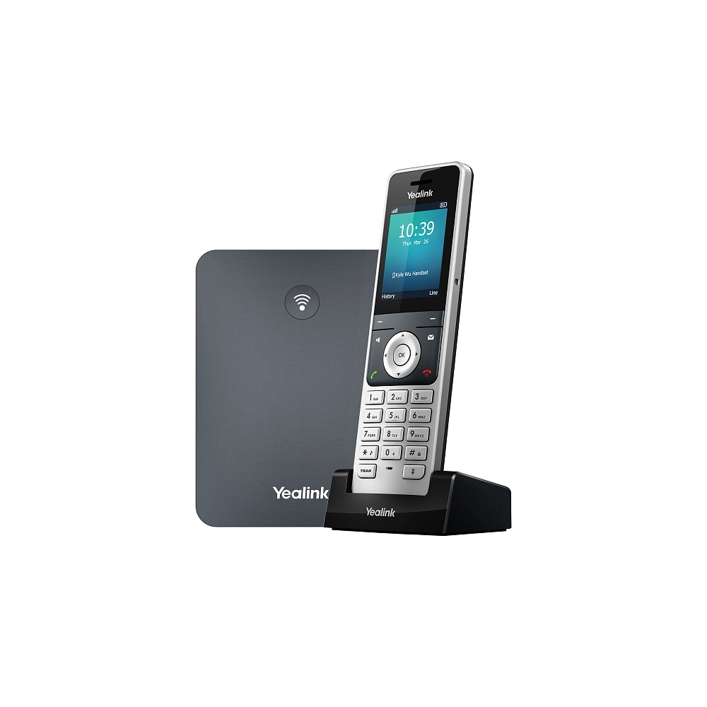 DECT-телефон Yealink (база W70B+трубка W56H) до 10 SIP-аккаунтов, до 10 трубок на базу, до 20 одновременных вызовов W76P W76P