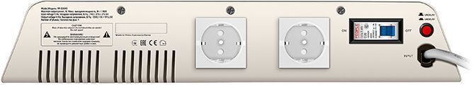 Автоматический стабилизатор напряжения Sven VR-S3000  (1800Вт, входное 140-275В, Выходное 230В, 3*CEE7/4 розетки , белый, настенное крепление) SV-016531 SV-016531