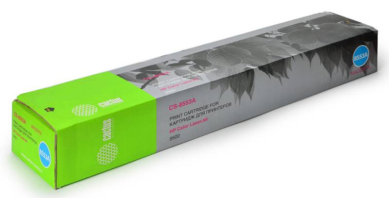 Тонер-картридж Cactus CS-C8553A пурпурный для HP CLJ 9500 (25000стр.) CS-C8553A CS-C8553A
