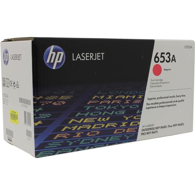 Картридж HP 653A для Color LaserJet Enterprise M680dn/M680 , пурпурный, 16500 стр (CF323A) CF323A