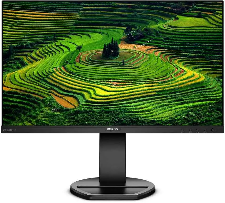 Монитор Philips  23,8" black IPS,1920x1080, 16:9, 178/178, 250cd/m2, 1000:1 50M:1, VGA, DVI, HDMI, DP, MM, HAS 241B8QJEB 241B8QJEB