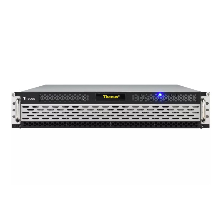 Накопитель NAS Thecus  19" 2U 8 x 3.5'' SAS/SATAIII, Windows SS 2012 R2 Standard, Intel® Core, 8GB, iSCSI, 3 LAN (Gb), HDMI, PCIe х5 (8-lane x3, 4-lane x1, 1-lane x1), eSATA x1, USB 3.0; Аудио разъемы (W8900) W8900