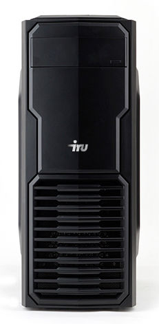 Персональный компьютер iRU Game 525 MT Ryzen 5 2600 (3.4) 16Gb 1Tb 7.2k SSD120Gb GTX1650 4Gb Free DOS GbitEth 500W черный 1418562 1418562