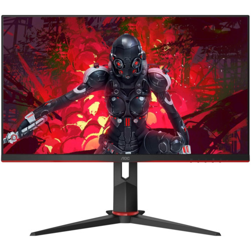 Монитор AOC 27'' LCD [16:9] 1920х1080(FHD) IPS, nonGLARE, 250cd/m2, H178°/V178°, 1000:1, 20M:1, 16.7M, 1ms, VGA, 2xHDMI, DP, USB-Hub, Height adj, Pivot, Tilt, Swivel, Speakers, 2Y, Black 27G2U 27G2U