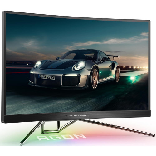 Монитор AOC 27'' AGON Porsche Design VA 2560x1440 240Hz 0.5ms 178/178 2500:1 8bit 550cd DisplayHDR400 2xHDMI2.0 DisplayPort1.2 FreeSync(Premium Pro) 4xUSB3.2 USB-C(DP 65W) AudioOut 2x5W VESA PD27 PD27 #1