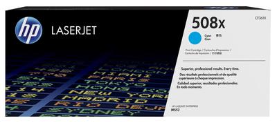 Тонер-картридж HP 508X Cyan для CLJ Enterprise M552dn/M553n/M553dn/M553x/M577dn/M577f/M577c Contract (9500 стр) CF361XC CF361XC