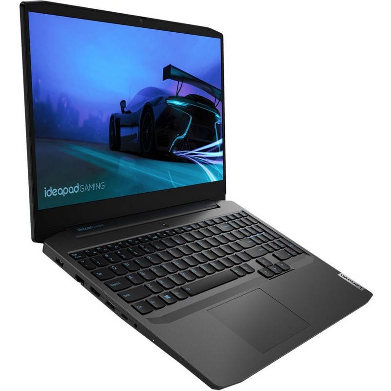Ноутбук Lenovo IdeaPad Gaming 3 15ARH05 15.6'' FHD(1920x1080) IPS/AMD Ryzen 7 4800H 2.90GHz Octa/16GB/512GB SSD/GF GTX1650Ti 4 GB/WiFi/BT5.0/HD Web Camera/6,7 h/2,2 kg/DOS/1Y/BLACK 82EY00A8RK 82EY00A8RK