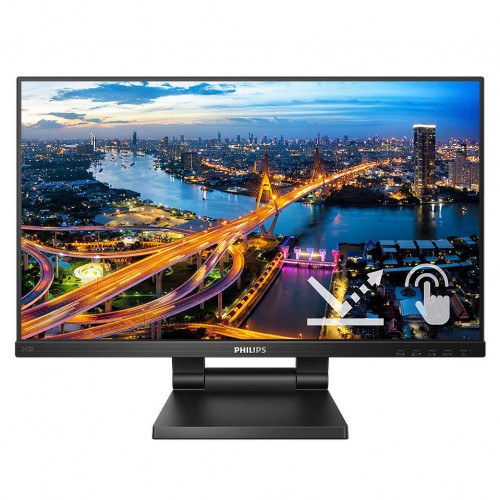 Монитор Philips 23.8" черный IPS Multi-Touch 1920x1080 75Hz 4ms 178/178 250cd 50M:1 HDMI1.4 242B1TC/00 242B1TC/00