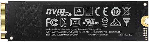 Твердотельный накопитель Intel 970 EVO SSD 500GB, V-NAND 3-bit MLC, Phoenix, M.2 (2280) PCIe Gen 3.0 x4, NVMe 1.3, R3500/W2500, IOPs 500 00 MZ-V7E500BW MZ-V7E500BW