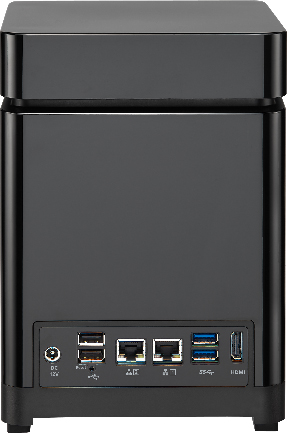 Сетевой RAID-накопитель QNAP 4 отсека для HDD, HDMI-порт. Четырехъядерный Intel Celeron J1900 2,0 ГГц, 8ГБ. TS-453mini-8G TS-453mini-8G