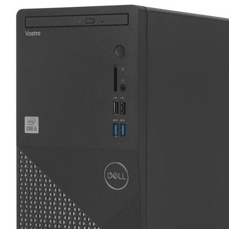 Компьютер Dell Vostro 3888 MT i5 10400 (2.9)/8Gb/SSD256Gb/UHDG 630/DVDRW/CR/Windows 10 Professional/GbitEth/WiFi/BT/260W/клавиатура/мышь/черный 3888-2949 3888-2949