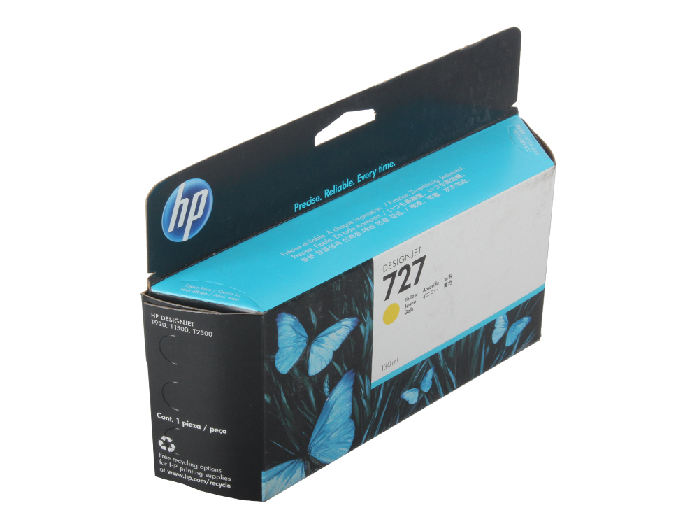 Картридж HP 727 желтый  для HP DJ T920/T1500  130 мл B3P21A #3