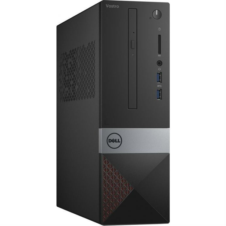 Персональный компьютер Dell Vostro 3470 Intel Core i3 8100, DDR4 4Гб, 128Гб(SSD), Intel UHD Graphics 630, DVD-RW, CR, Windows 10 Home, черный 3470-6498 3470-6498