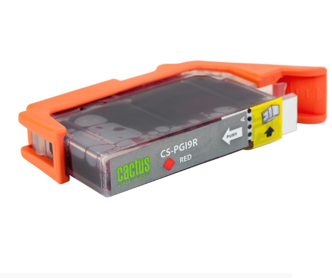 Картридж Cactus струйный CS-PGI9R красный для Canon Pixma PRO9000 MarkII/PRO9500 (13.4мл) CS-PGI9R CS-PGI9R